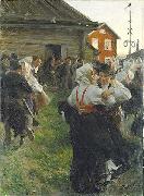 Anders Zorn Midsummer Dance, France oil painting artist